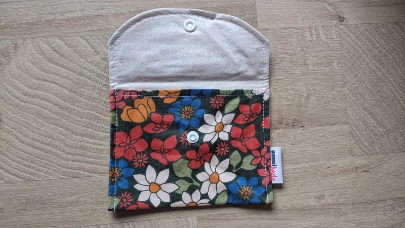 Pochette à savon à fleurs vintage – Image 2